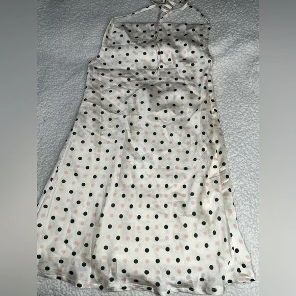 Princess Polly Garner Polka Dotted Off White Mini Dress Sz XS(2) Party NWT - Picture 2 of 4